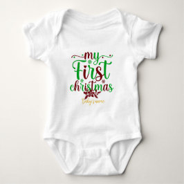 Skapa din egen Baby första jul T Shirt
