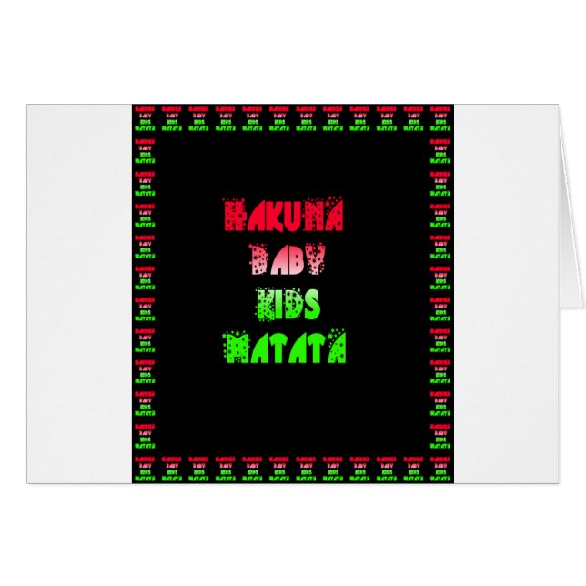 Skapa din egen Baby Kids Gifts fantastisk Hälsningskort (Framsidan Horizontal)