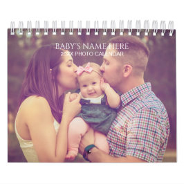 Skapa din egen Baby Photos 2025-kalender Kalender