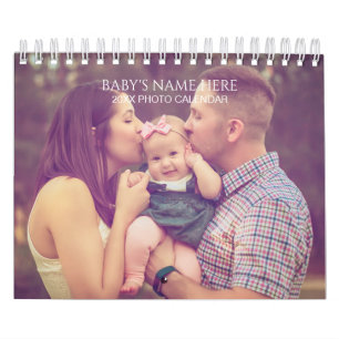Skapa din egen Baby Photos 2025-kalender Kalender
