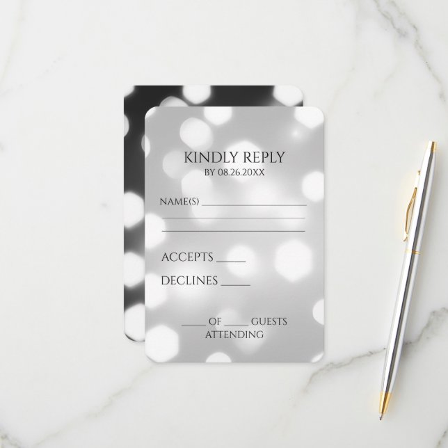 Skapa din egen bakgrund i Hexagon Bokeh OSA Kort (Fram/Back In Situ)