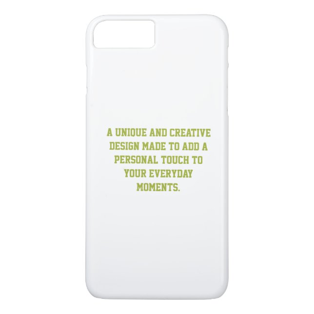 Skapa din egen Barely There 8 Plus 7 Plus-fodral Case-Mate iPhone Skal (Baksida)