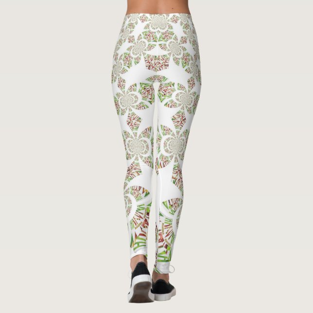 Skapa din egen Basic Hakuna Matata Trasa-blommigt Leggings (Baksida)