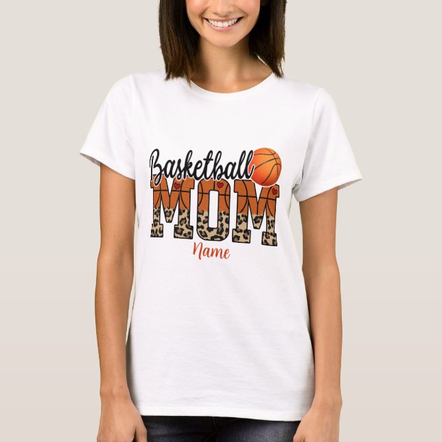 Skapa din egen basket Mamma T Shirt (Framsida)