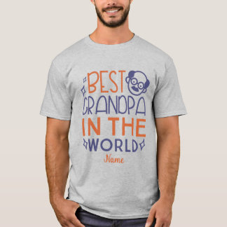 Skapa din egen bästa morfar i världen t shirt