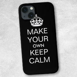 Skapa din egen Behålla Lugn iphone case - mall