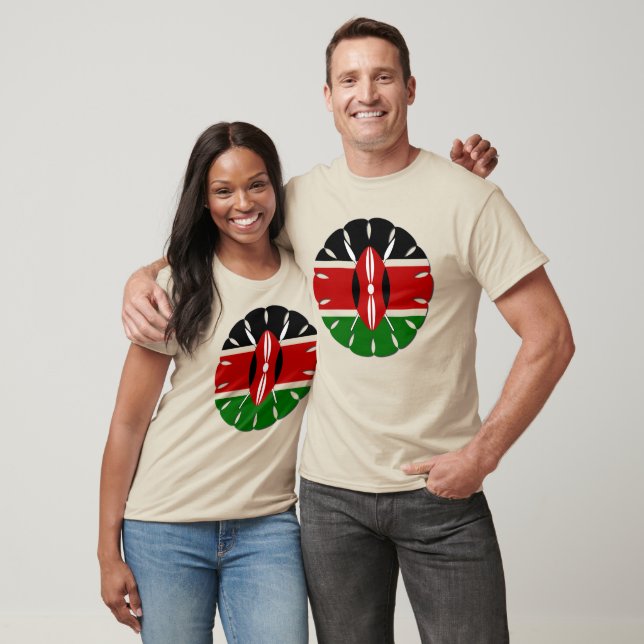 Skapa din egen Bendera Ya Kenya-Flagga i Kenya T Shirt (Unisex)