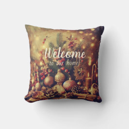 Skapa din egen beskuren Julgran Kudde