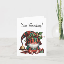 Skapa din egen beundransvärda jultomte helgkort