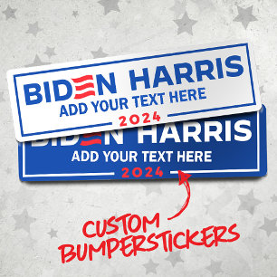 Skapa din egen biden Harris 2024 Bildekal