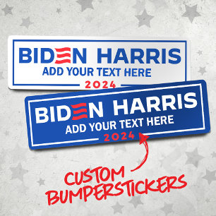 Skapa din egen biden Harris 2024 Bildekal