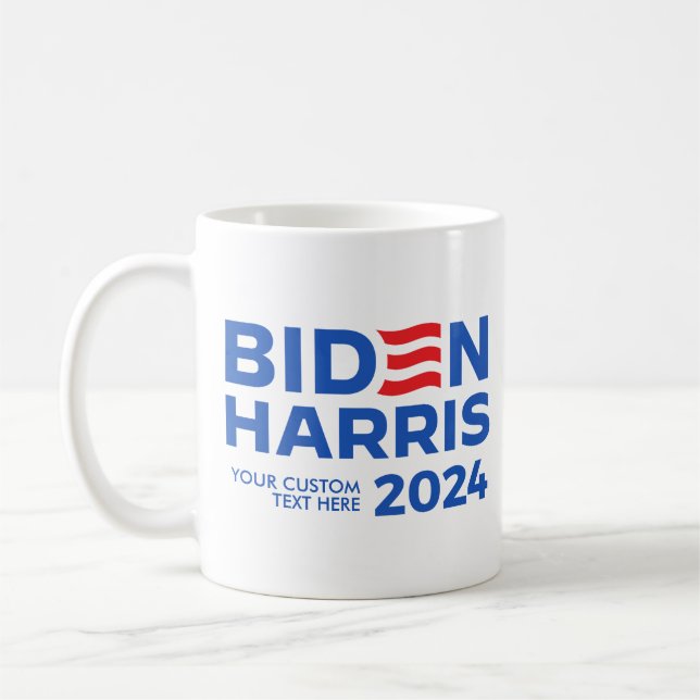 Skapa din egen biden Harris 2024 Kaffemugg (Vänster)