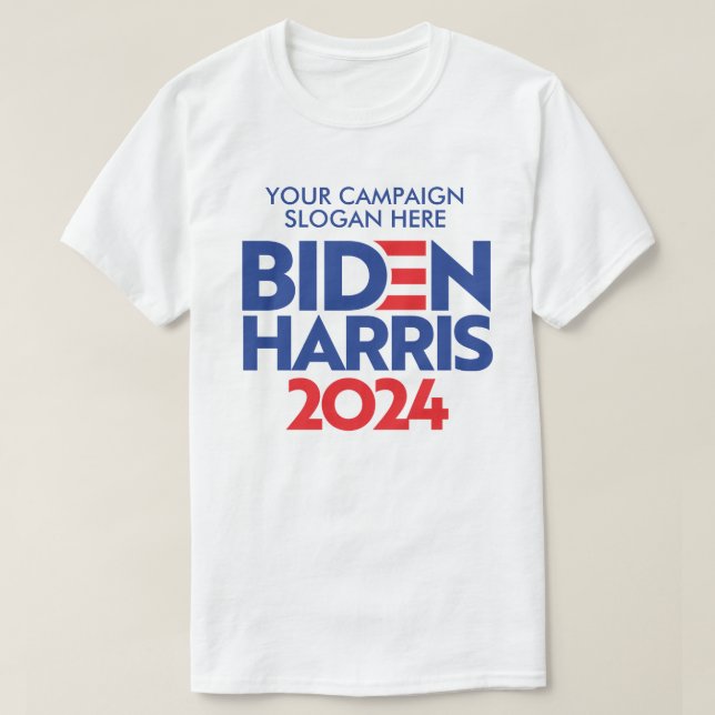 Skapa din egen biden Harris 2024 Kampanj Slogan T Shirt (Design framsida)