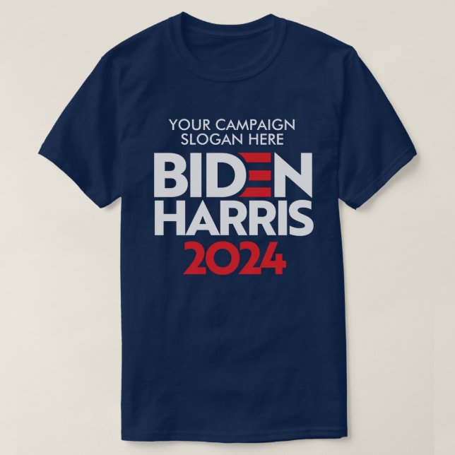 Skapa din egen biden Harris 2024 Kampanj Slogan T Shirt (Design framsida)