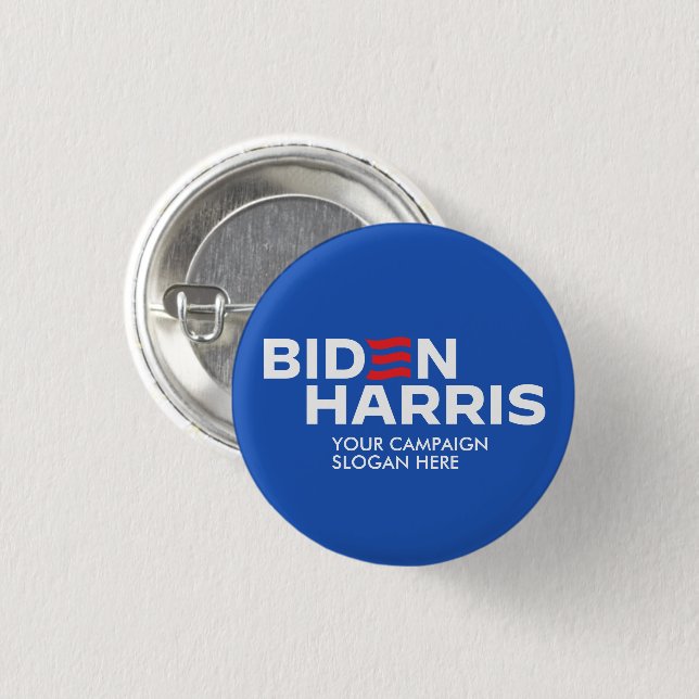 Skapa din egen biden Harris 2024 Knapp (Framsida & baksida)