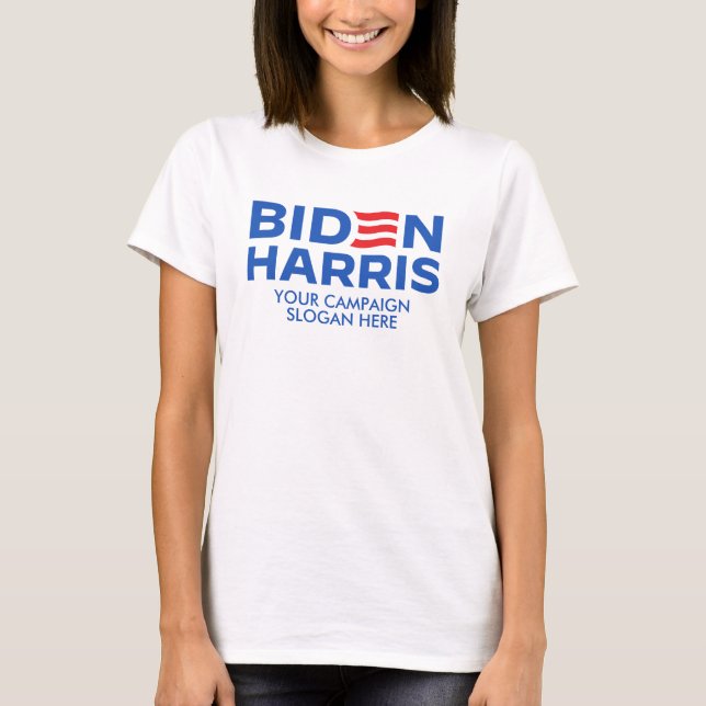 Skapa din egen biden Harris 2024 T Shirt (Framsida)