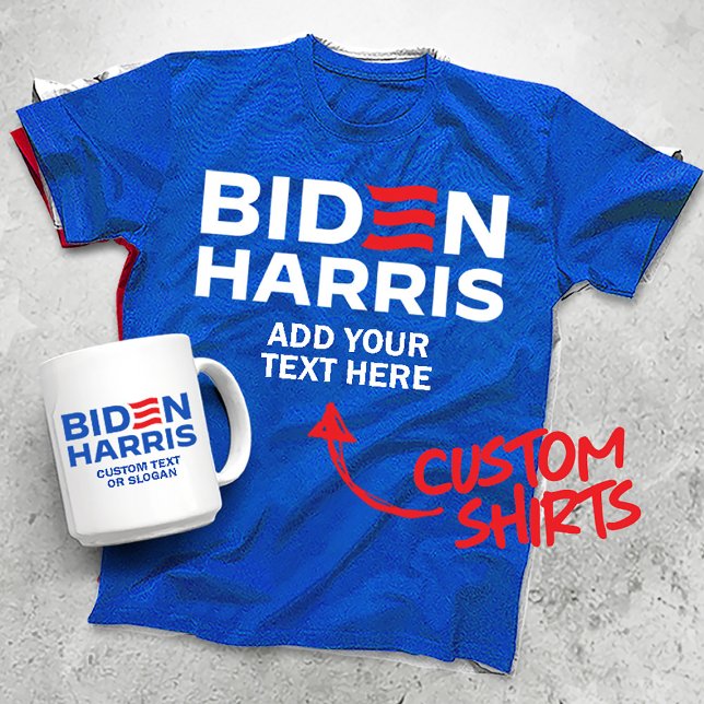 Skapa din egen biden Harris 2024 T Shirt (Customize Biden Harris T-shirts from Politiclothes.com
Choose PERSONALIZE > ENTER TEXT or EDIT )