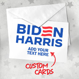 Skapa din egen biden Harris 2024 Vykort