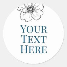 skapa din egen bildetikett blå pojke