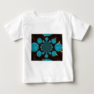 Skapa din egen blå Kaleidoscope-design T-shirt
