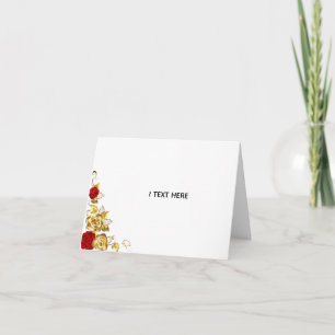 Skapa Din Egen Blå Ros Elegant Kort