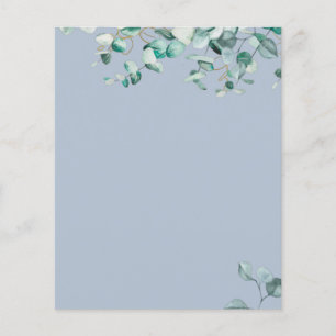 Skapa din egen blåaktiga Eucalyptus Löv Flygblad