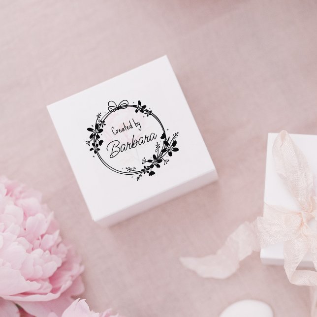 Skapa din egen blomma-Logotyp Stämpel (Skapare uppladdad)