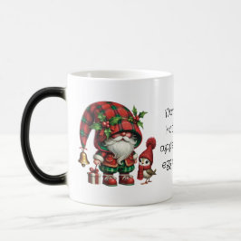 Skapa Din Egen Blommig Julrut Tomte Fågel Magisk Mugg
