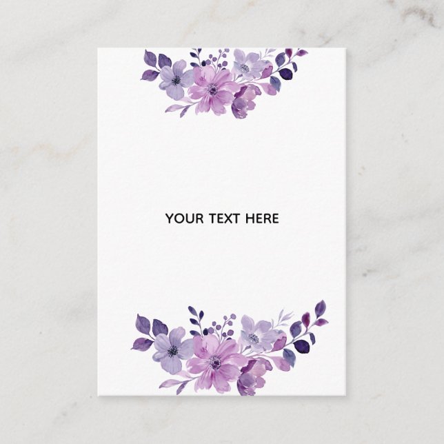 Skapa Din Egen Blommig Konst Tilläggskort (Framsida)