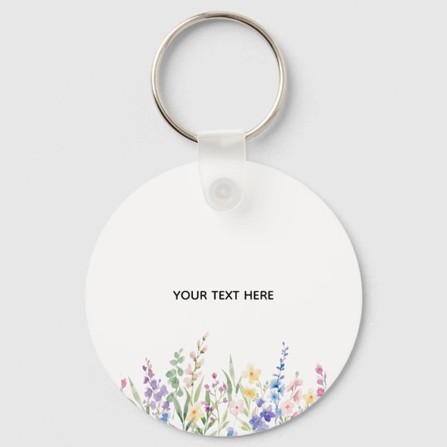 Skapa Din Egen Blommig  Nyckelring (Framsida)