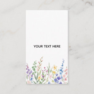 Skapa Din Egen Blommig Tilläggskort