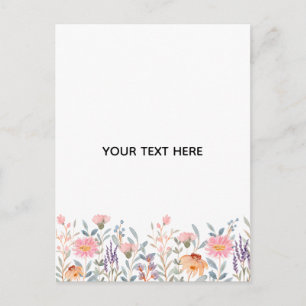 Skapa Din Egen Blommig Vykort