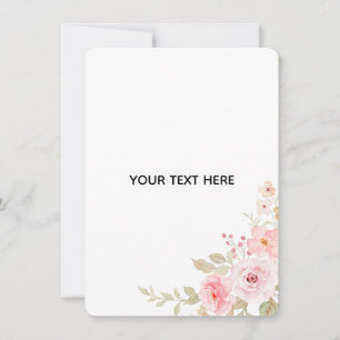 Skapa din egen blomster anteckningskort