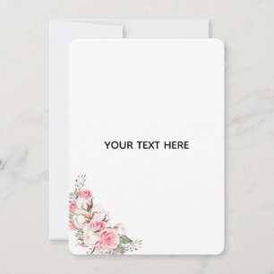 Skapa din egen blomster anteckningskort