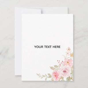 Skapa din egen blomster anteckningskort