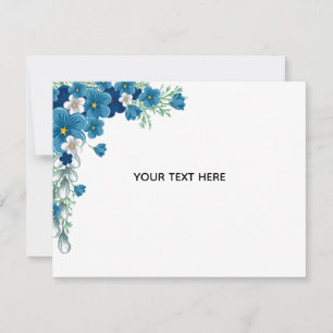 Skapa Din Egen Blomster Anteckningskort