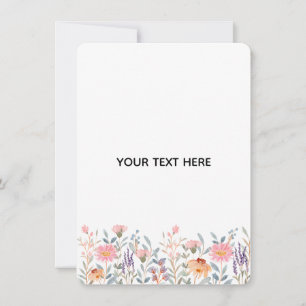 Skapa din egen blomster anteckningskort