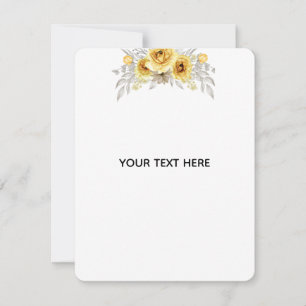 Skapa din egen blomster  anteckningskort