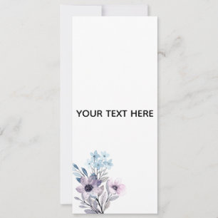 Skapa din egen blomster  inbjudningar