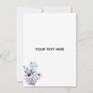 Skapa din egen blomster inbjudningar