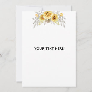 Skapa din egen blomster inbjudningar