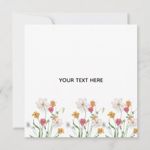 Skapa din egen blomster inbjudningar