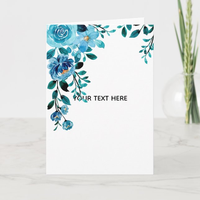 Skapa Din Egen Blomster Kort (Framsida)
