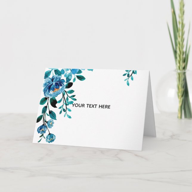 Skapa Din Egen Blomster Kort (Framsida)