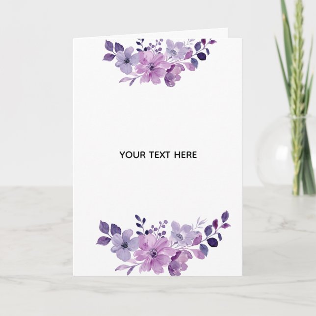 Skapa Din Egen Blomster Kort (Framsida)