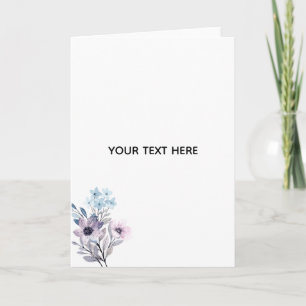 Skapa din egen blomster  kort
