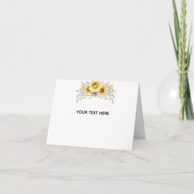 Skapa din egen blomster  kort (Framsida)