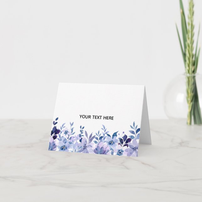 Skapa din egen blomster  kort (Framsida)