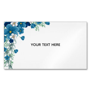 Skapa Din Egen Blomster Magnetiska Visitkort