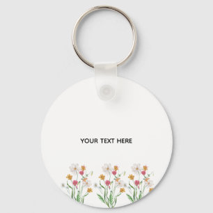 Skapa din egen blomster nyckelring